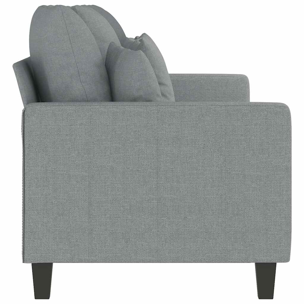 3-Sitzer-Sofa Hellgrau 180 cm Stoff