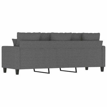 vidaXL 3-Sitzer-Sofa Dunkelgrau 180 cm Stoff