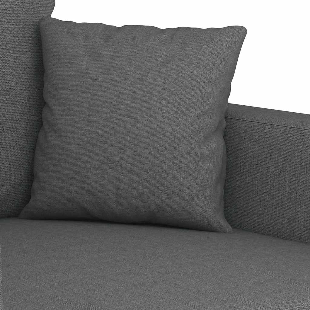 vidaXL 3-Sitzer-Sofa Dunkelgrau 180 cm Stoff