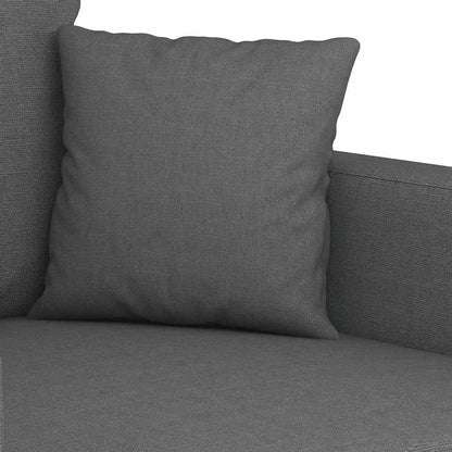 vidaXL 3-Sitzer-Sofa Dunkelgrau 180 cm Stoff