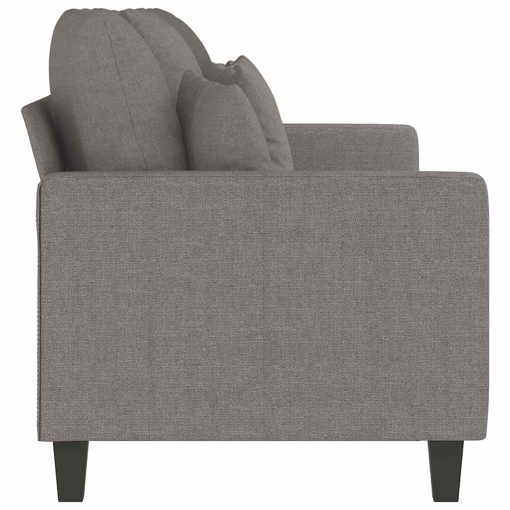 vidaXL 3-Sitzer-Sofa Taupe 180 cm Stoff