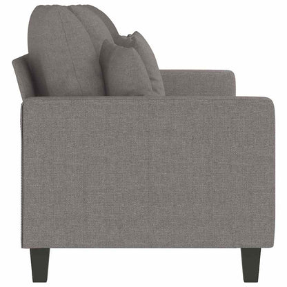 vidaXL 3-Sitzer-Sofa Taupe 180 cm Stoff