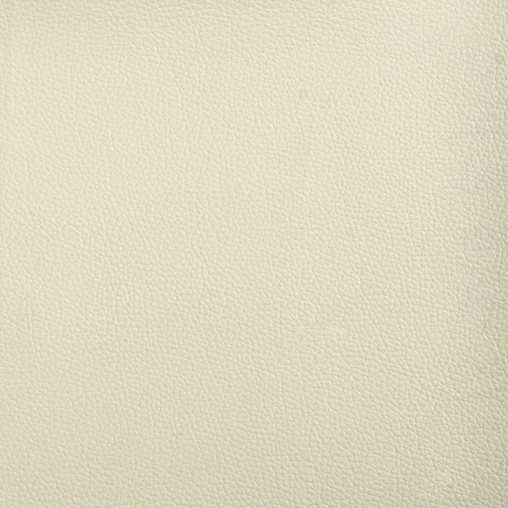 vidaXL 2-Sitzer-Sofa Creme 120 cm Kunstleder
