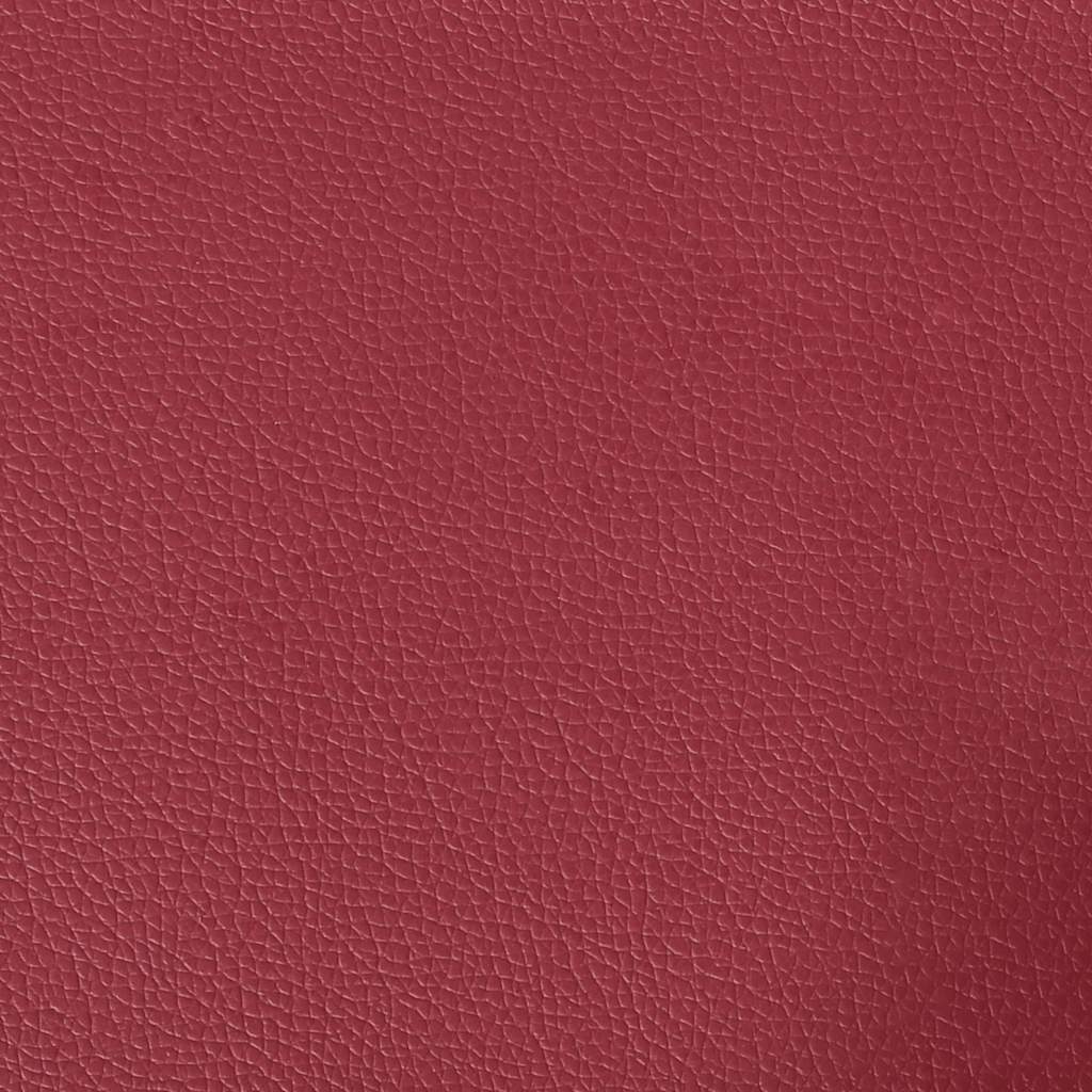 vidaXL 2-Sitzer-Sofa Weinrot 140 cm Kunstleder
