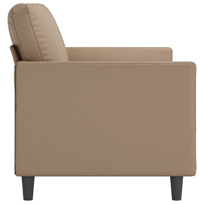 vidaXL 3-Sitzer-Sofa Cappuccino-Braun 180 cm Kunstleder
