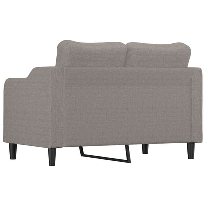 2-Sitzer-Sofa Taupe 120 cm Stoff