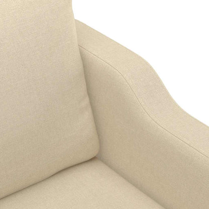 3-Sitzer-Sofa Creme 180 cm Stoff