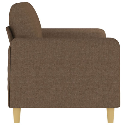 vidaXL 2-Sitzer-Sofa Braun 140 cm Stoff