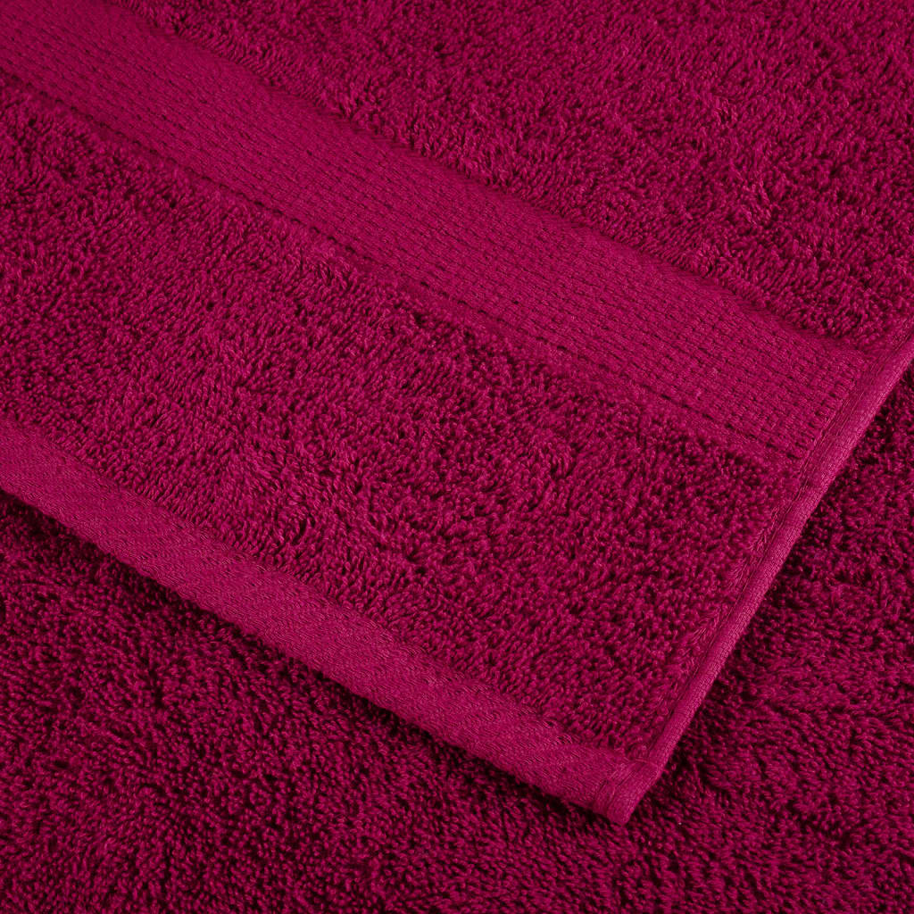 Premium Badetücher SOLUND 10 Stk. Bordeaux 100x150 cm 600 g/m²