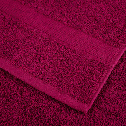 Premium Saunatücher SOLUND 10 Stk. Bordeaux 80x200 cm 600 g/m²