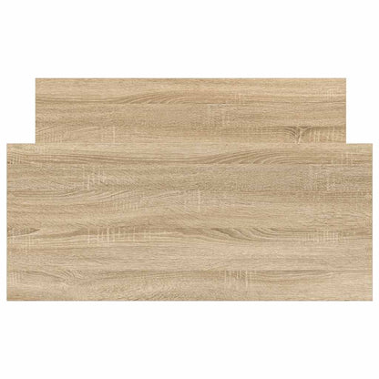 vidaXL Bettgestell ohne Matratze Sonoma-Eiche 75x190 cm Holzwerkstoff