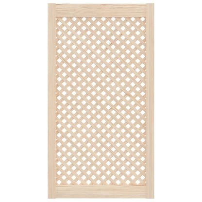 vidaXL Schranktüren 2 Stk. Gitterdesign 49,5x99 cm Massivholz Kiefer