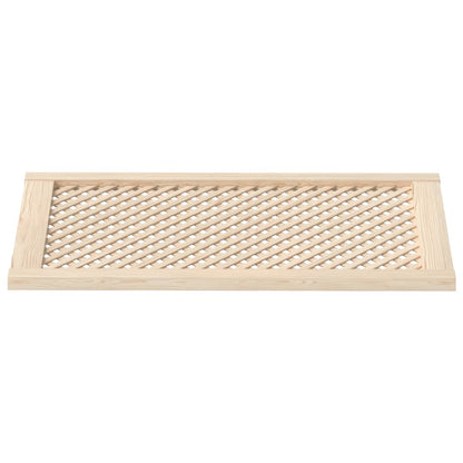 vidaXL Schranktüren 2 Stk. Gitterdesign 49,5x99 cm Massivholz Kiefer