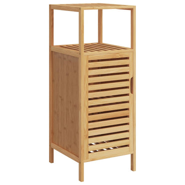 vidaXL Meuble de salle de bain avec étagère 36x33x87 cm bambou