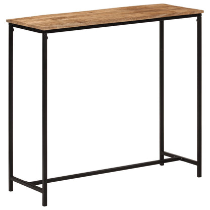 vidaXL Konsolentisch 80x30x74 cm Massivholz Mango und Eisen