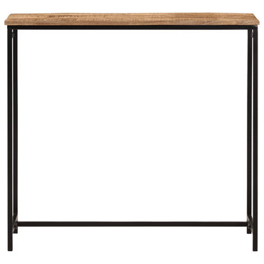 vidaXL Konsolentisch 80x30x74 cm Massivholz Mango und Eisen