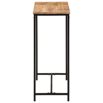 vidaXL Konsolentisch 80x30x74 cm Massivholz Mango und Eisen