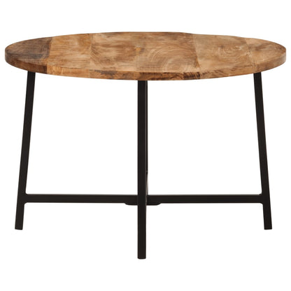 vidaXL Couchtisch 54x54x35 cm Massivholz Mango und Eisen