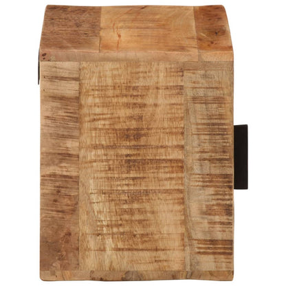 vidaXL Wand-Nachttisch 40x30x25 cm Massivholz Mango