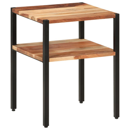 vidaXL Beistelltisch 35x35x45 cm Massivholz Akazie und Eisen