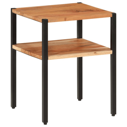 vidaXL Beistelltisch 35x35x45 cm Massivholz Akazie und Eisen