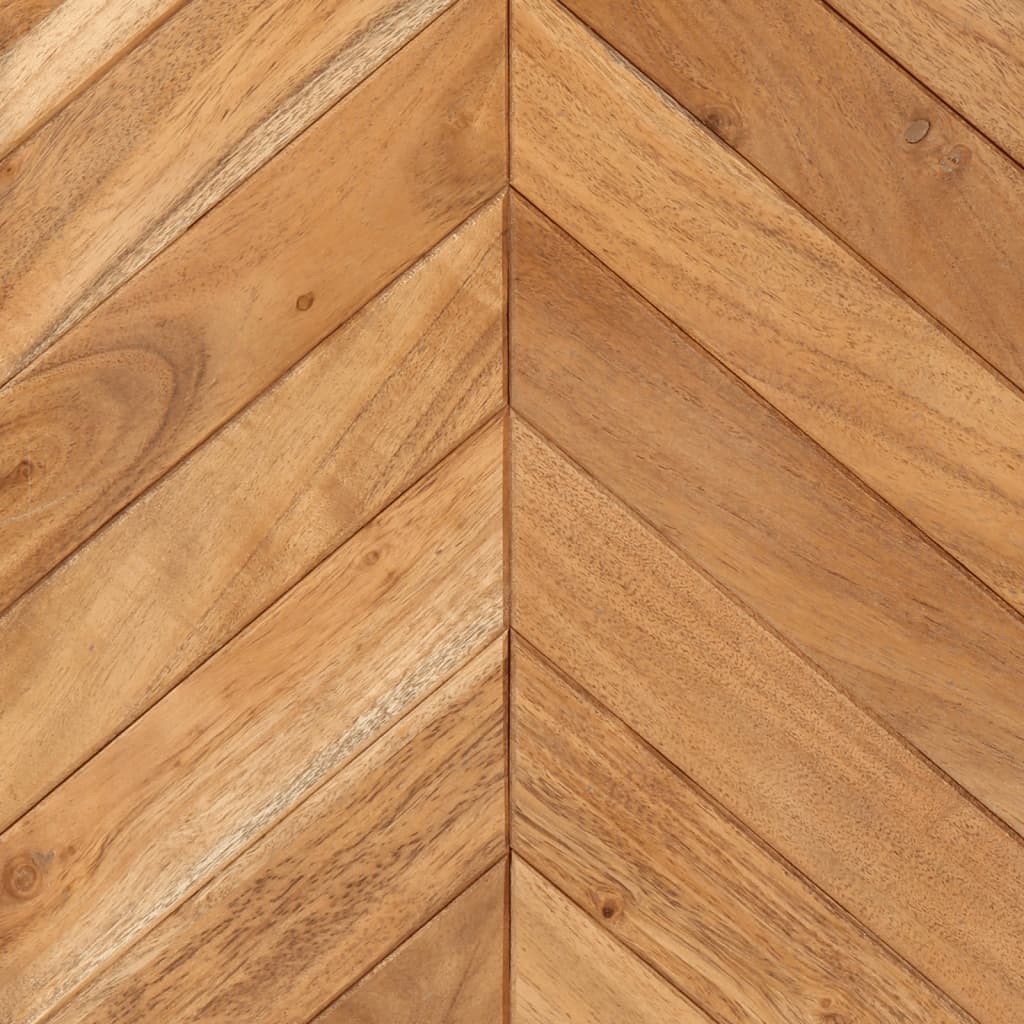 vidaXL Badschrank 40x30x60 cm Massivholz Akazie und Eisen