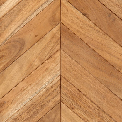 vidaXL Badschrank 40x30x60 cm Massivholz Akazie und Eisen