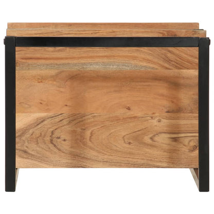 vidaXL Wandregal 40x30x50 cm Massivholz Akazie und Eisen