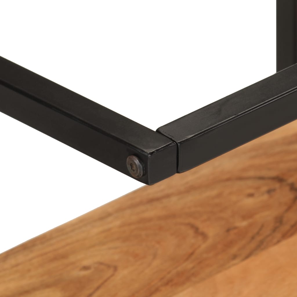 vidaXL Wandregal 40x30x50 cm Massivholz Akazie und Eisen