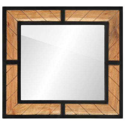 vidaXL Miroir de salle de bain 60x1x55 cm Bois d'acacia massif