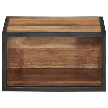 vidaXL Wand-Nachttisch 35x35x20 cm Massivholz Akazie