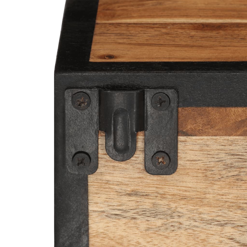 vidaXL Wand-Nachttisch 35x35x20 cm Massivholz Akazie