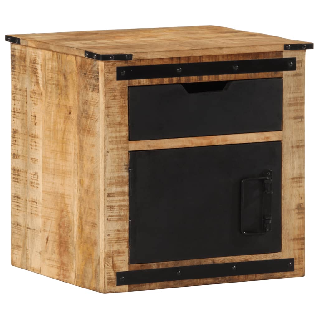 vidaXL Nachttisch 45x40x45 cm Massivholz Mango