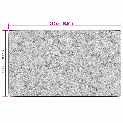 vidaXL Tapis lavable patchwork multicolore 150x230 cm antidérapant