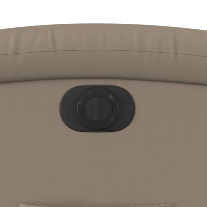 vidaXL Relaxsessel Elektrisch Cappuccino-Braun Kunstleder