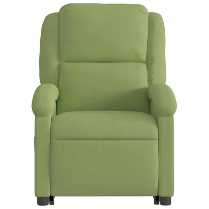 vidaXL Fauteuil de massage électrique releveur velours vert clair