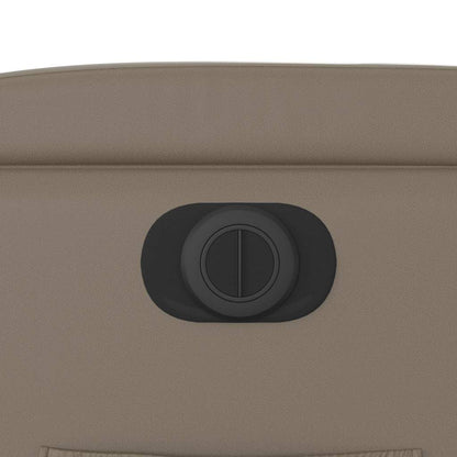 vidaXL Relaxsessel Elektrisch Cappuccino-Braun Kunstleder
