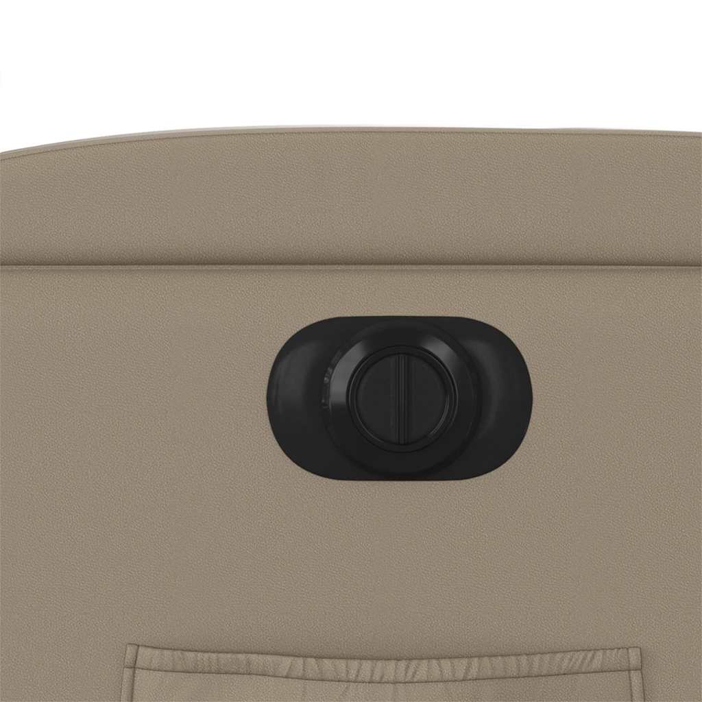 vidaXL Relaxsessel Elektrisch Cappuccino-Braun Kunstleder