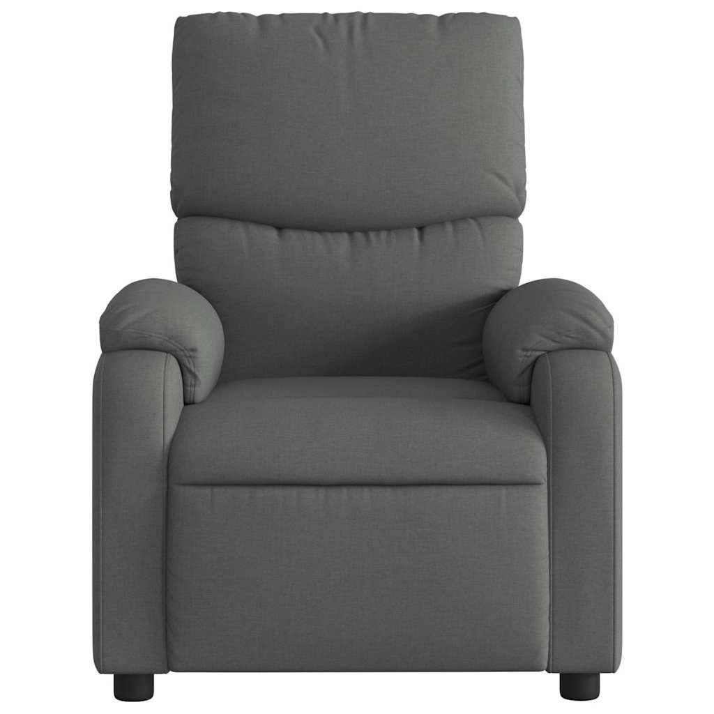 vidaXL Relaxsessel Elektrisch Dunkelgrau Stoff