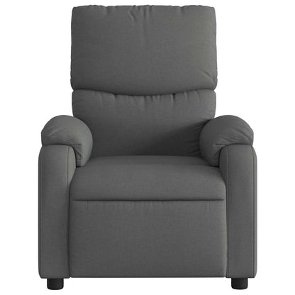 vidaXL Relaxsessel Elektrisch Dunkelgrau Stoff