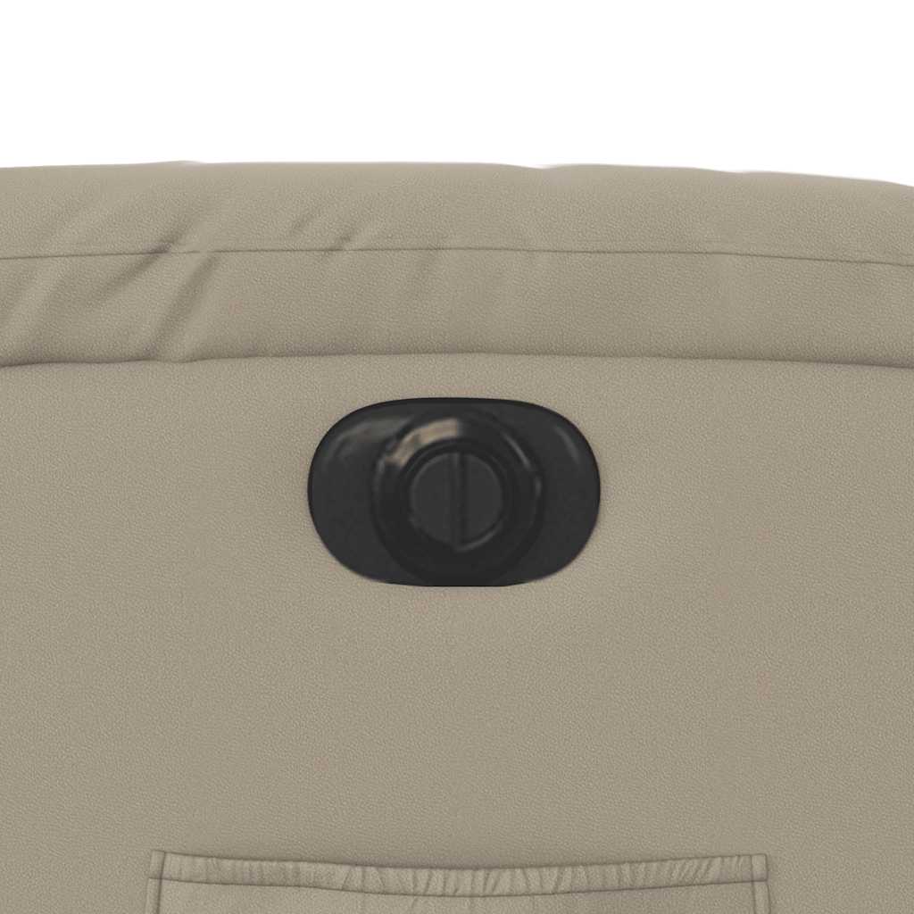 vidaXL Relaxsessel Elektrisch Cappuccino-Braun Kunstleder