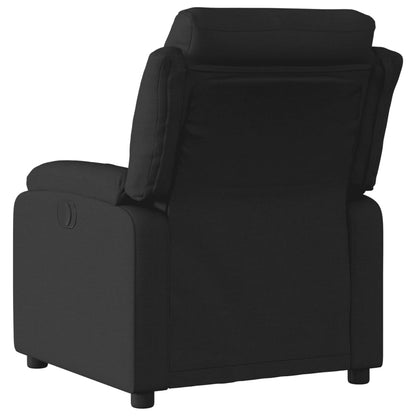 vidaXL Fauteuil relax électrique noir en tissu