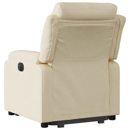 vidaXL Relaxsessel mit Aufstehhilfe Creme Stoff