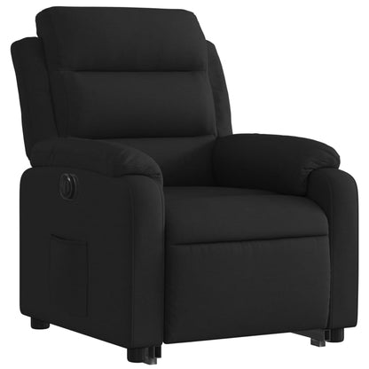 vidaXL Relaxsessel mit Aufstehhilfe Elektrisch Schwarz Stoff