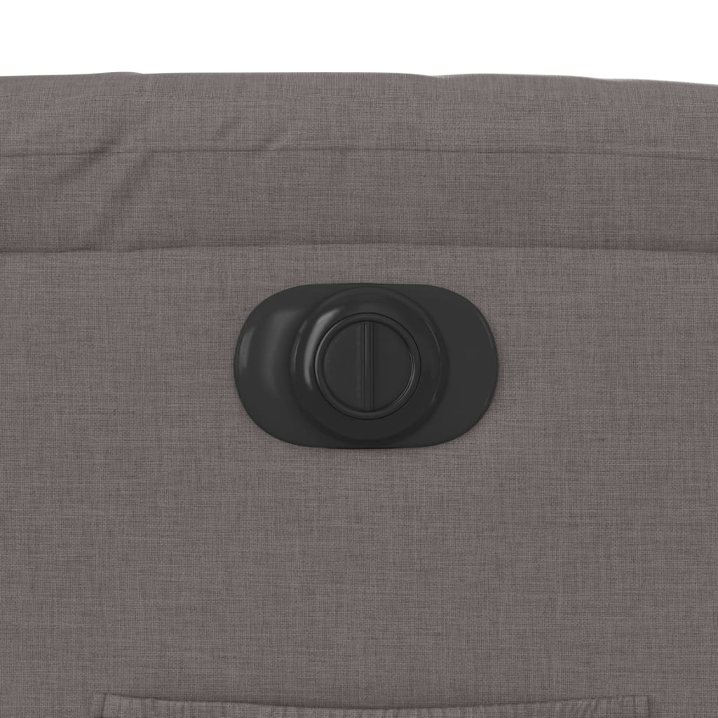 vidaXL Relaxsessel mit Aufstehhilfe Elektrisch Taupe Stoff