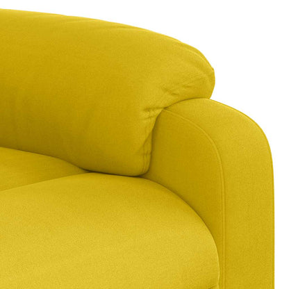 vidaXL Relaxsessel Elektrisch Gelb Samt