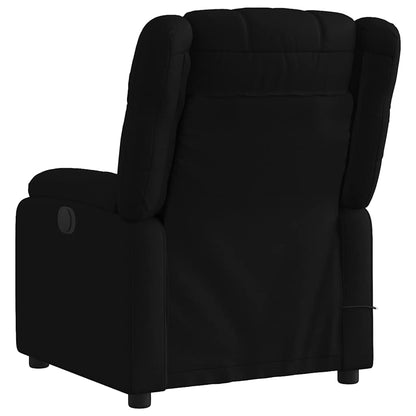 vidaXL Fauteuil de massage électrique Noir Tissu