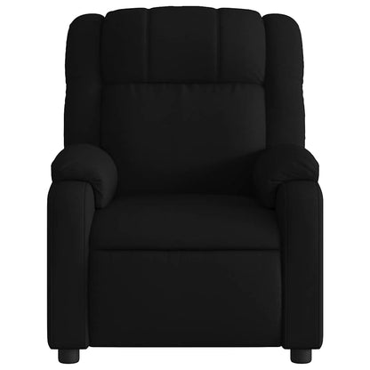 vidaXL Fauteuil de massage électrique Noir Tissu