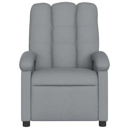 vidaXL Relaxsessel Hellgrau Stoff