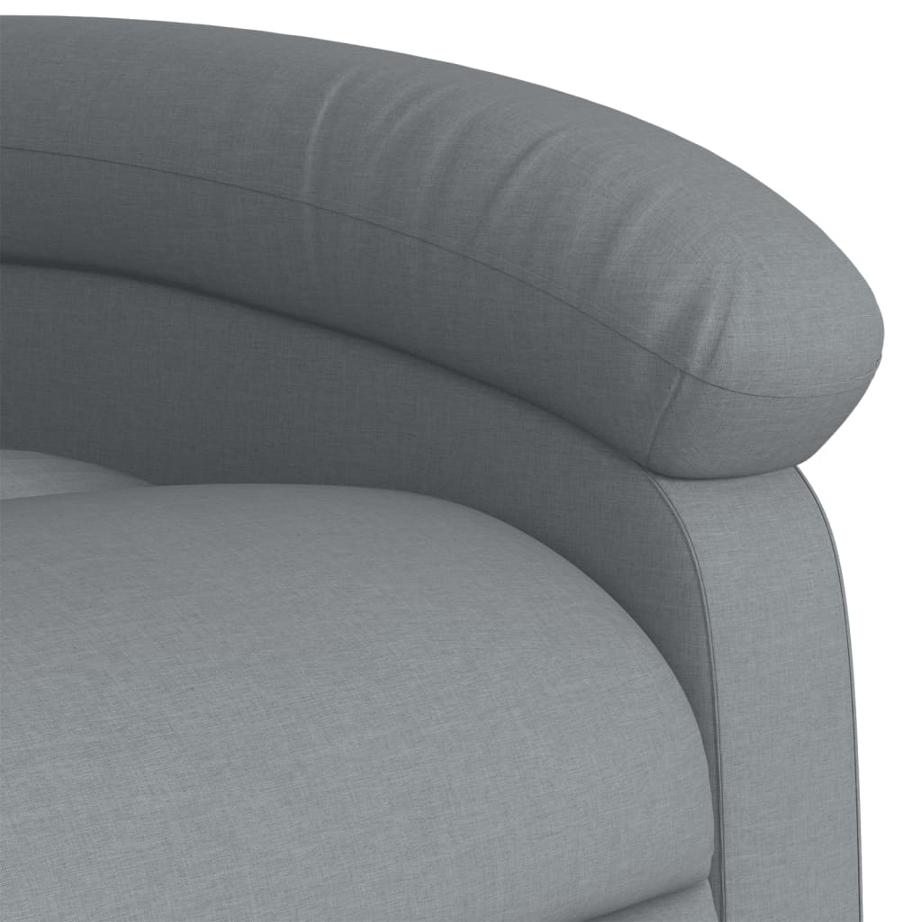 vidaXL Relaxsessel Hellgrau Stoff